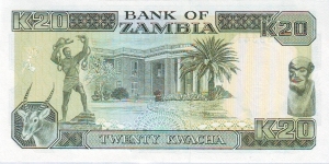 Banknote from Zambia