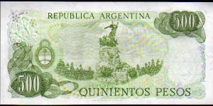 Banknote from Argentina