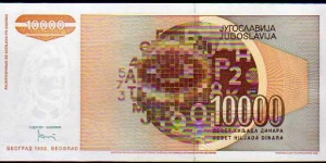 Banknote from Yugoslavia