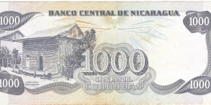 Banknote from Nicaragua