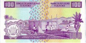 Banknote from Burundi