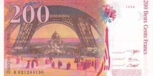 Banknote from France