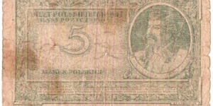 Banknote from Poland