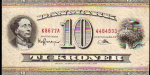 10 Kroner__pk# 44 n__1965-1967 Banknote