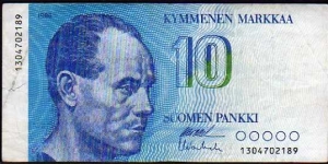 10 Markkaa/Mark__pk# 113 a Banknote