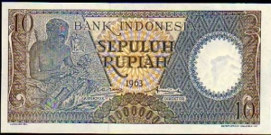 10 Rupiah__pk# 89 Banknote