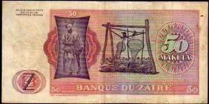 Banknote from Congo