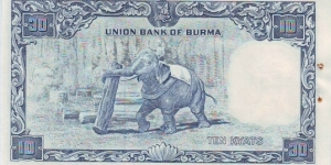 Banknote from Myanmar