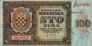 100 Kuna Banknote