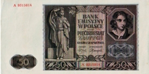 50 Zlotych Banknote