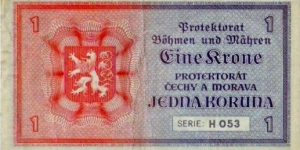 Banknote from Czech Republic