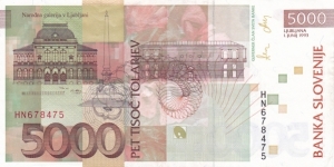 Banknote from Slovenia
