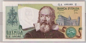 2,000 lire Banknote
