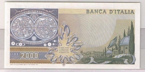 Banknote from Italy