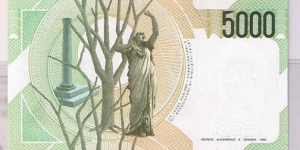 Banknote from Italy