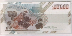 Banknote from Italy