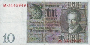 10 Reichsmark Banknote