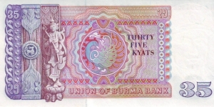 Banknote from Myanmar