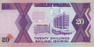 Banknote from Uganda