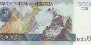 Banknote from Venezuela