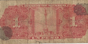 Banknote from Mexico