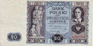 20 Zlotych Banknote