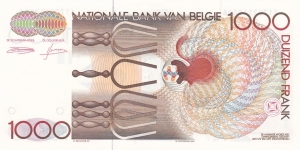 Banknote from Belgium