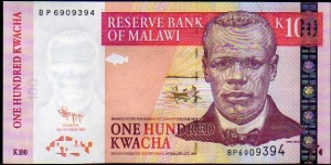 100 Kwacha__pk# 54 d__31.10.2009 Banknote