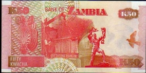 Banknote from Zambia