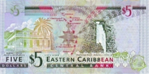 Banknote from East Caribbean St.