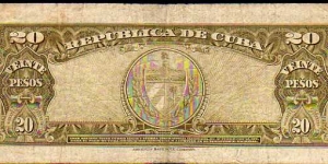 Banknote from Cuba