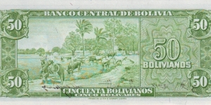 Banknote from Bolivia