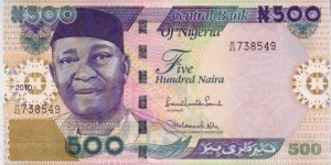  500 Naira Banknote