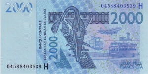  2000 Francs Banknote