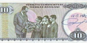 Banknote from Turkey