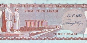 Banknote from Turkey