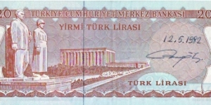 Banknote from Turkey