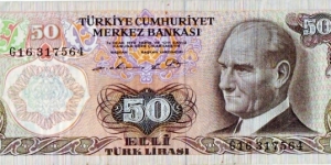 50 Lira Banknote