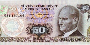 50 Lira Banknote