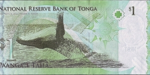 Banknote from Tonga