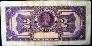 Banknote from Colombia