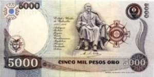 Banknote from Colombia