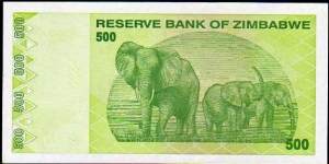 Banknote from Zimbabwe