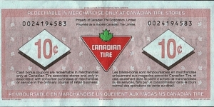 Banknote from Canada