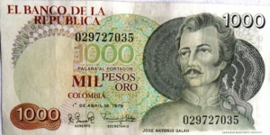 1.000 Galan 1979
Cat 303 Banknote