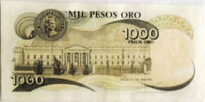 Banknote from Colombia