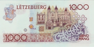 Banknote from Luxembourg