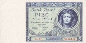 5 Zlotych Banknote