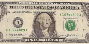 1 Dollar Banknote