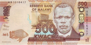  500 Kwacha Banknote